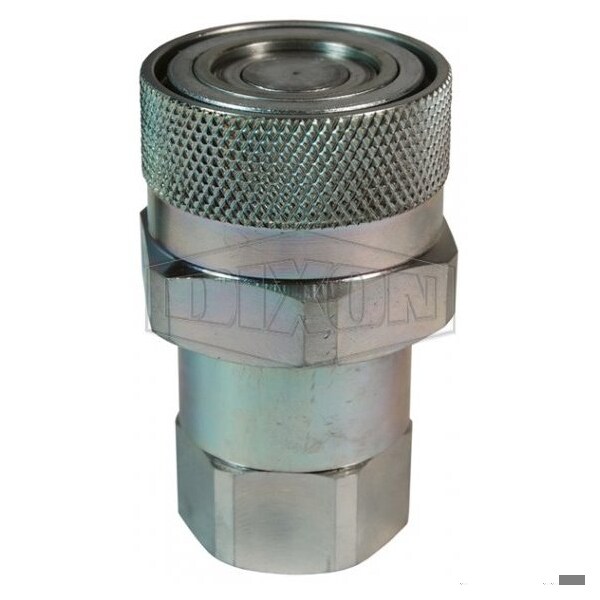 DQC VEP Female Coupler, 1-7/8-12 Nominal, Female O-Ring Boss End Style, Steel, Domestic